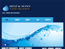 Tablet Screenshot of binzsoftwater.com